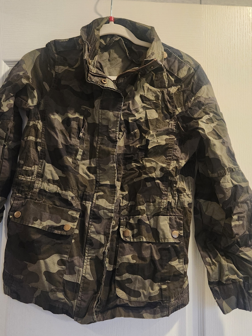 Love Tree Camouflage Jacket in Green and Brown